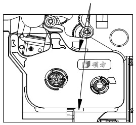 TP80打碼機色帶怎么換