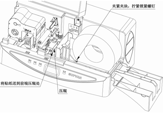 標(biāo)牌機(jī)怎么使用光銀拉絲貼紙打印的